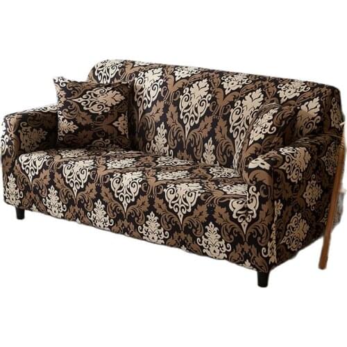 Sofa Cover Slipcover 1/2/3/4 Seater Sofa Cover Stretch Slipcovers Elastic Sofa Cover