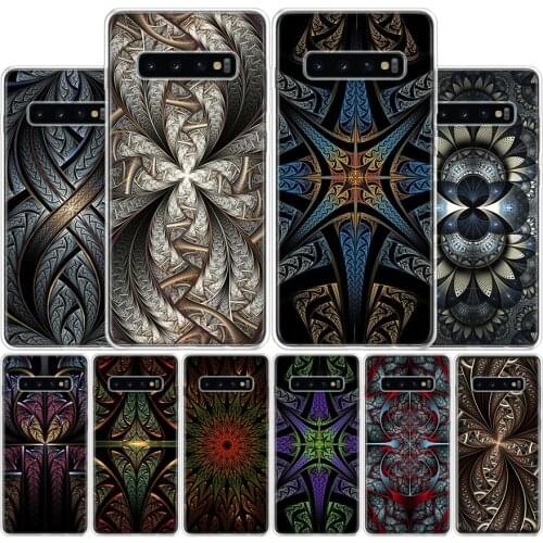 Mandala Flower Dark Technology Phone Case For Samsung Galaxy A51 A71 A50S A30S A10 A20E A40 A70 M30S A91 A01 A6 A7 A8 A9 Plus