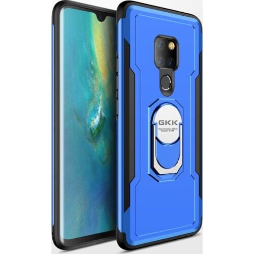 GKK Case for Huawei Mate 20 Case With Finger Ring Hard PC + Soft TPU Edge Colorful for Huawei Mate 20 Cover Funda for Mate 20