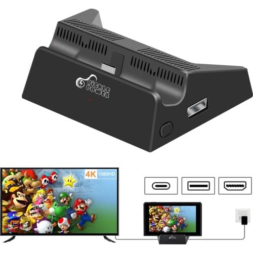 Docking Station for Nintendo Switch,Type-c to HDMI Charger Stand for Nintendo Switch Host