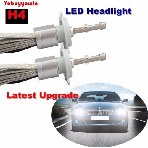 2PCS 80W 9600LM H4 CREE XHP-50 Chip Car LED Headlight Conversion Kit High/Low Beam Bulbs 6000K White Lamp H1 H3 H7 H8 H11