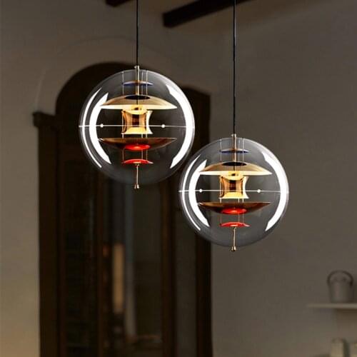 Nordic Round Pendant Lights For Living Room Decoration Dining Bar Hanging Lamps Modern Chandeliers Home Decor Led Light Fixtures