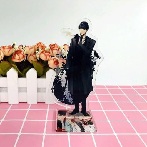 Love and Producer Keychain Arcylic Figure lizeyan BaiQi XUMO Acrylic Stand Model Plate Desk Table Decor For Students Gifts 15cm