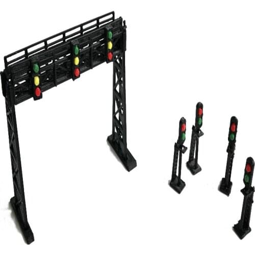 Train Railway Model Scene N Ratio 1:160 1:150 Gantry And Signal Light Set