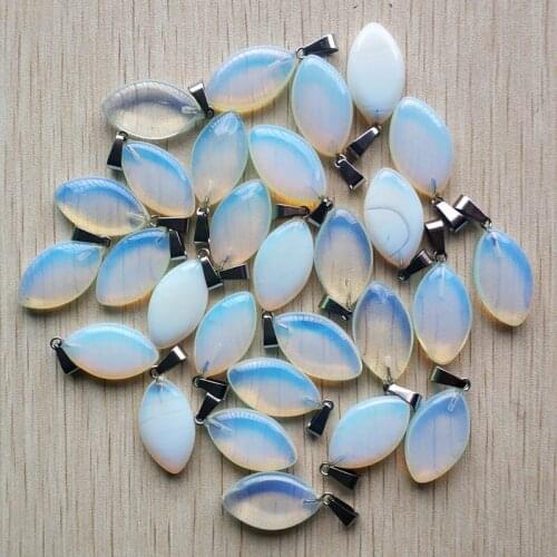 Wholesale 50pcs/lot 2019 fashion good quality opal stone pink horse eye shape pendants for jewelry accessories making free