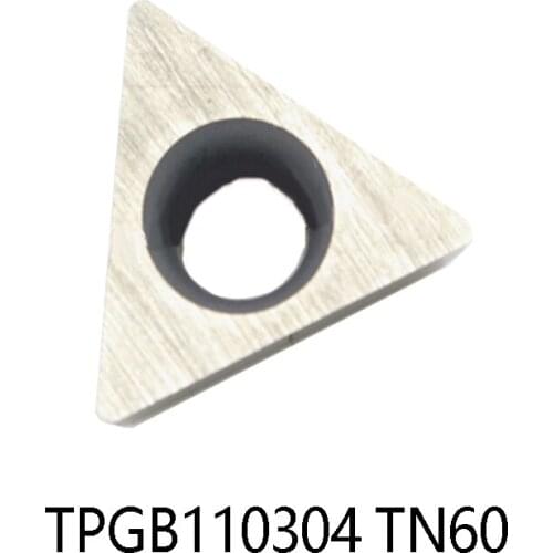 Original TPGB110304 TN60 TPGB 110304 Carbide Inserts for Steel TPGB1103 Lathe Cutter Turning Tools CNC Cutting