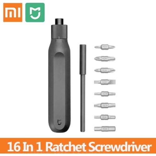 Xiaomi Mijia Screwdriver 16 in 1 S2 Bits Ratchet Screwdriver Torx Cross 20N.m Home High Precision DIY Screw Driver Repair Tools