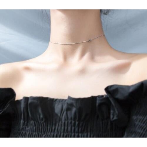 SMILE MORNING Silver Necklaces