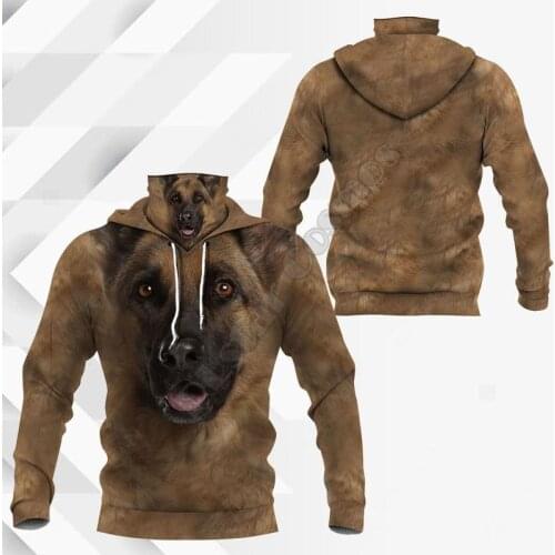 German Shepherd Dog 3D Printed Hoodies Harajuku Fashion Sweatshirt Women Men Casual Pullover Hoodie Mask Warm Drop Shipping