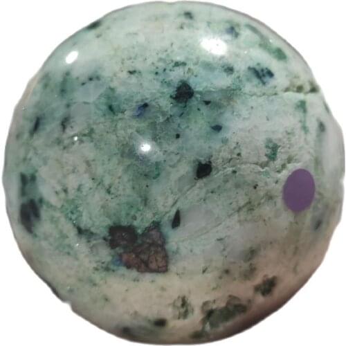 1pcs Natural Phoenix Stone Sphere Fashion Craft Mascot Reiki Massage Fynchenite Quartz Crystal Globe Ball Home Decoration Collec