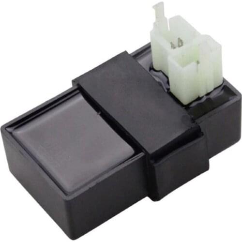 1pc 2.4inx1.6in Plastic AC Igniter Motorcycle Performance 6Pin CDI Box Unit GY6 Fits