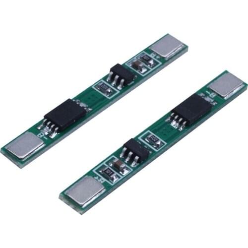 10 pcs 1S 3.7V 4A li-ion BMS PCM 18650 Battery Protection Board PCB for 18650 lithium ion li Battery Double MOS practical Box