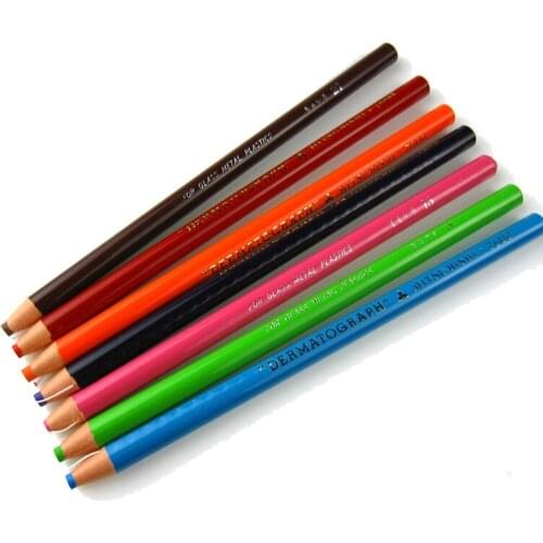 12pcs Japan Uni 7600 Oily Crayons Roll Paper Industry Pencil Type Environmental Hand Tearing Multicolor Optional