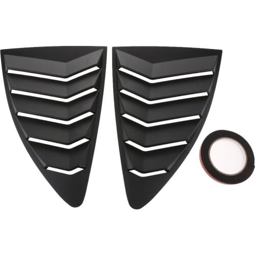 2x ABS Car Auto Decorative Intake Scoop Turbo Bonnet Vent Cover Hood