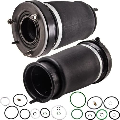 2x Air Spring Suspension Bag Front R & L for BMW X5 E53 37116761443 37116761444 for X5 E53 4 Corner 3.0 4.4 4.6 4.8 2002-2007