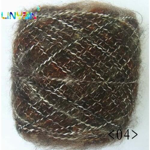 50g*2 pieces Wholesale! color mohair crochet yarn thread to knit baby knitting crocheting sweater healthy Imported looks t59