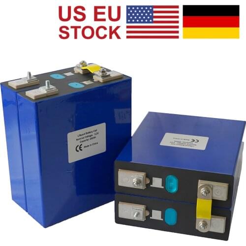 Lifepo4 Battery 3.2V 200Ah 4PCS Aluminum Cell Lithium Iron Phosphate Solar Not 100Ah 120Ah 150ah EU US TAX FREE Fast Delivery