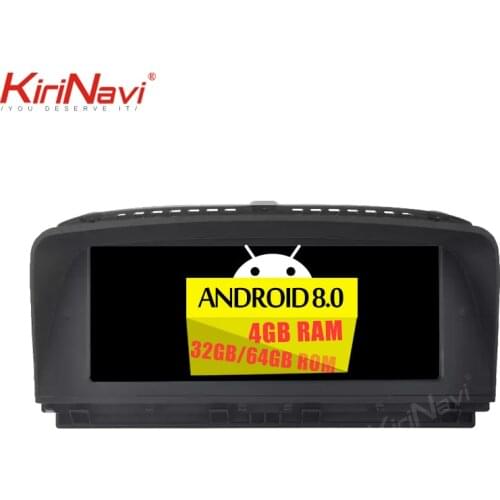 KiriNavi 8 Core 4+64G 8.8" 2din Android 8.0 multimedia car dvd player for BMW 7 Series E65 E66 automotivo head unit auto radio