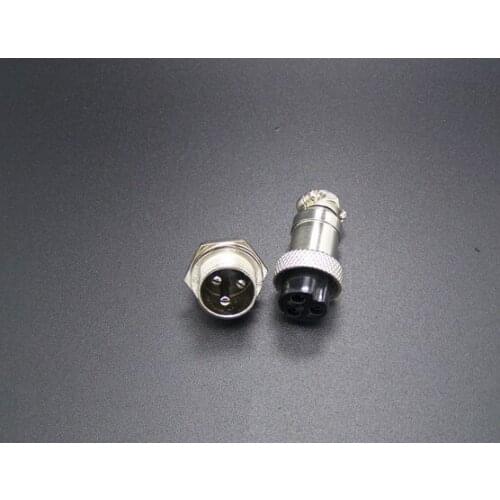 Free Shipping 10Pair=20Pcs GX16 GX16-3 3P 3Pin 16mm Male & Female Wire Panel Connector Circular Aviation Connector Socket Plug
