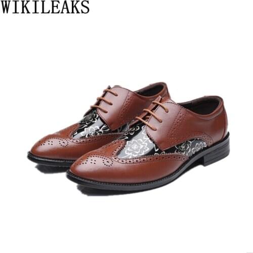 Coiffeur Suit Shoes Brand Brogue Shoes Men Classic Plus Size Mens Formal Shoes Genuine Leather Black Dress Men Fashion Zapatos