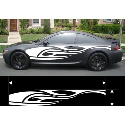 For 2x VINYL GRAPHICS DECAL STICKER CAR BOAT AUTO TRUCK 100" F2-116 Car styling