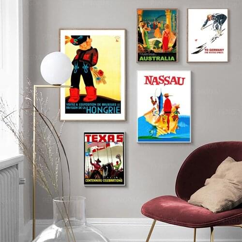 Home Decor Canvas Painting Voyage Pictures Landscape Wall Art Prints Modular Poster Abstract For Living Room No Frame Artwork