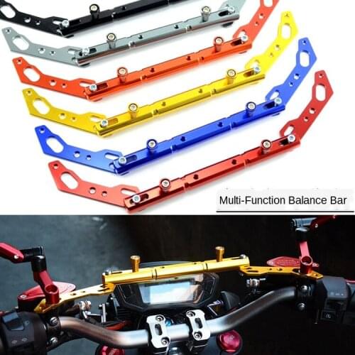 Electric Motorcycle Rearview Mirror Modified Crossbar Balance Rod Scooter Multi-Function Expansion Reinforcement Expanding Stent