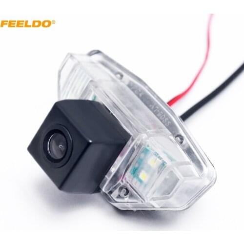 FEELDO Car Night Vision Rear View Camera For Honda CRV(07-11)/Odyssey(08-13)/Crosstour(10~15)/Fit(09-14) Backup Camera