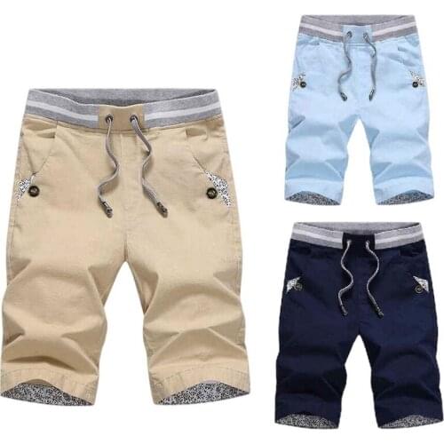 2021 Mens Shorts Brand Men Casual Linen Cotton Plaid Shorts Homme Board Shorts Plus Size M-7XL