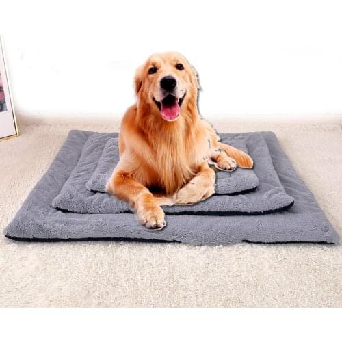 Soft Pet Cushion Winter Thickening Warm Dog Blanket Dog Cat Cushion For Sleeping Sofa Cover Blankets For Pets