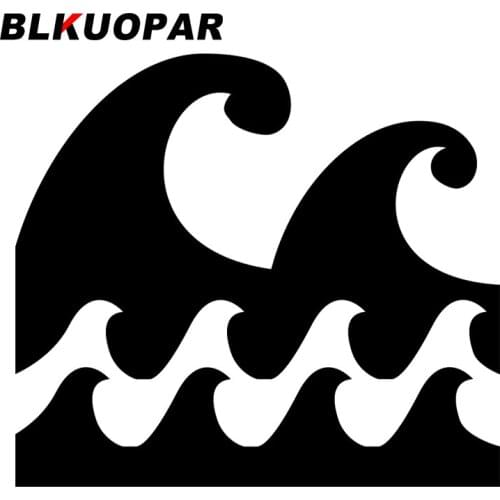 BLKUOPAR for Sea Icon Car Stickers Sunscreen Scratch-Proof Decals Creative Motorcycle Caravan Decor Car Door Protector