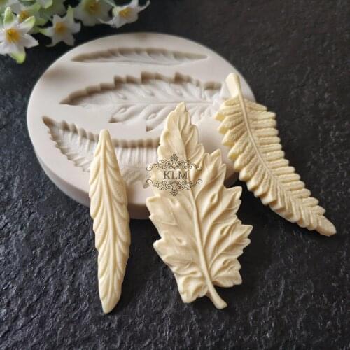 New three-leaf silicone mold Chocolate mold Cake decoration tools