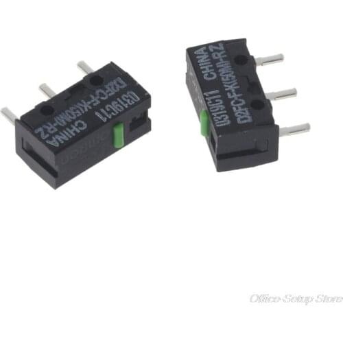2Pcs Original OMRON Mouse Micro Switch D2FC-F-K(50M)-RZ Green Dot 50 Millions click lifetime for Razer M17 21 Dropshipping