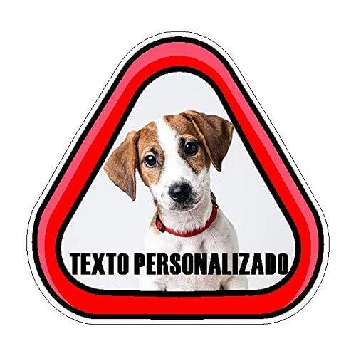 Custom Car printed vinyl sticker, dog on board with photo or text