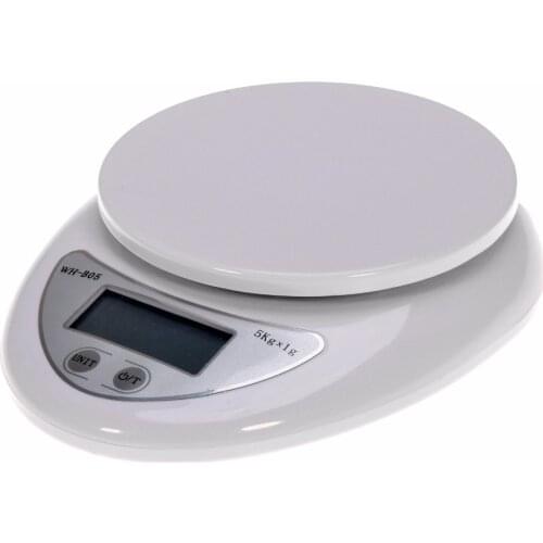Portable 1kg 0.1g Digital Scale LCD Electronic Scales Steelyard Kitchen Scales Postal Food Balance Measuring Weight Libra Mini