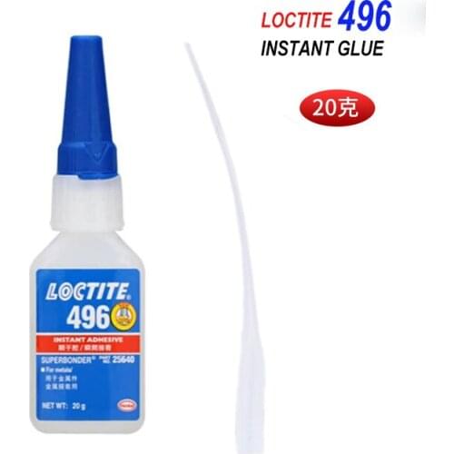 20ml Loctite Super Glue 496 Instant Strong Glue Bond Leather Wood Rubber Metal Glass Cyanoacrylate DIY Adhesive