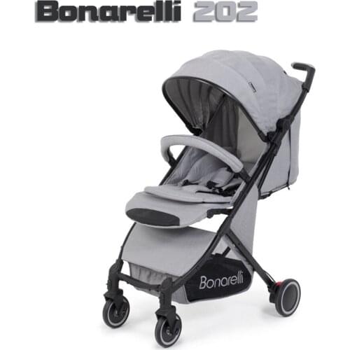 Bonarelli 202 Super Light Baby stroller, 6Kg weight, easy folding, 3 colors, suitable for 0 to 36 months. Includes rain bubble
