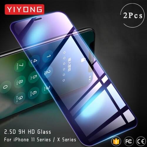 YIYONG HD Clear Tempered Glass For iPhone 13 12 11 Pro Max iPhone13 Mini Screen Protector For Apple iPhone X XR XS Max Glass