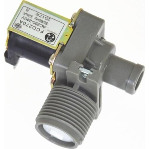 Hot sale Elbow Right Angle Male Thread Nylon Plastic Body for Water Plastic Solenoid Valve Washing machine inlet valve FCD-270A