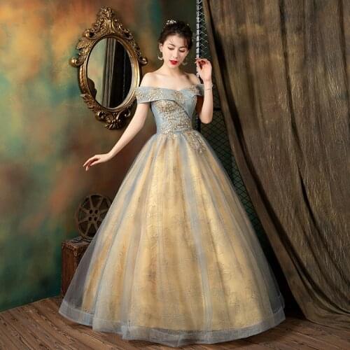 Quinceanera Dresses Party Prom Lace Embroidery Sexy Boat Neck Off The Shoulder Ball Gown Vestidos De Quinseanera 2021 Plus Size