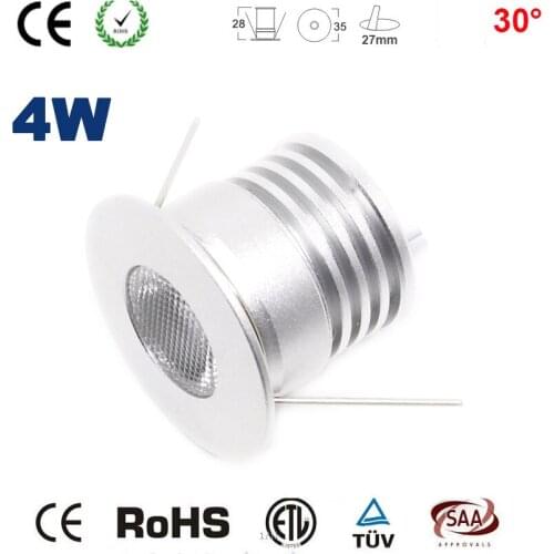 10pcs 100Lm/W 12V 80Ra Hole size 25mm 30 Degree Mini Led Spotlight for Garden Outdoor Party Lighting CE RoHS