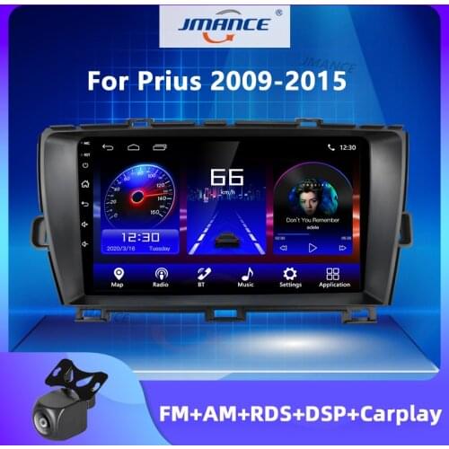 JMANCE For Toyota Prius XW30 2009 - 2015 Car Radio Multimedia Video Player Navigation stereo GPS Android 10 No 2din 2 din dvd