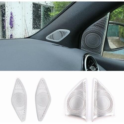 Car Accessories For Mercedes Benz B class W247 2019-2021Car Stickers Interior A-pillar Speaker Net Cover Trim