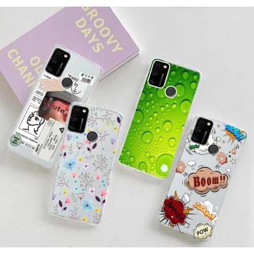 Case For Huawei Honor 9A Case Honor 9A 9 A Honor9A MOA-LX9N 6.3" Cover Clear Soft Tpu Phone Case Back Cover Fundas Coque Bumper