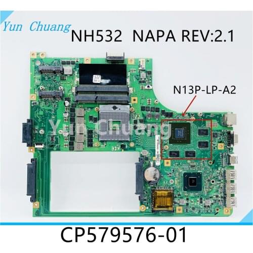 CP579576-01 NAPA REV:2.1 For FUJTSU NH532 NAPA Main Board SLJ8C PGA 988B N13P-LR-A2 2G Mainboard 100% test work