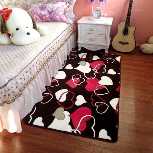 Home Decor Floor Carpet Rugs For Living Room Soft Long Bedside Mat Water Absorption Bedroom Doormats Kitchen Carpet Bathroom Mat