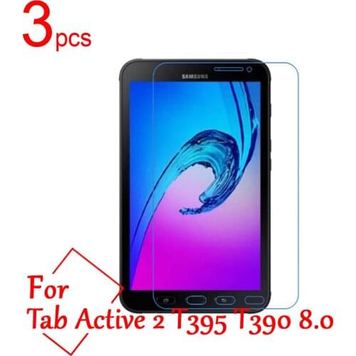 3pcs glossy Clear/Matte/Nano LCD Screen Protector Cover For Samsung Galaxy Tab Active 2/LTE T395 T390 T365 T360 Protective Film
