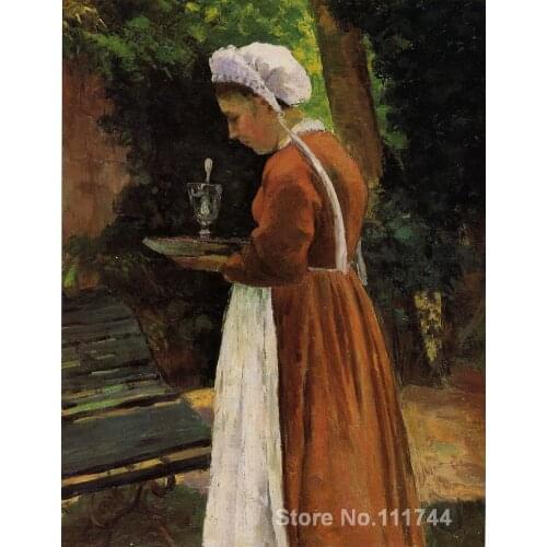 Art landscape The Maidservant Camille Pissarro paintings on canvas High quality Hand painted