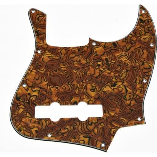 KAISH JB Jazz/J Bass Pick Guard Scratch Plate with Screws Tiger Stripe