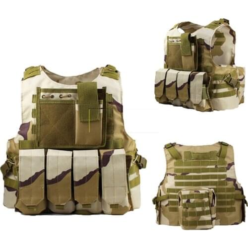 Camo Military Vest Battlefield Essential Equipment Tactical Premium Vests Air force Training Suit CS Army Vest SWAT Combat Suits